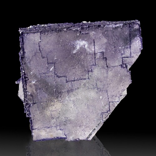 3.0" Violet Edged Sharp Cubic PHANTOM FLUORIT...