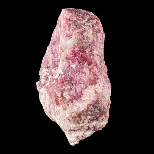 3.9" Fuchsia PINK TOURMALINE Shiny Gemmy Crystals +Milky Quartz Brazil for sale