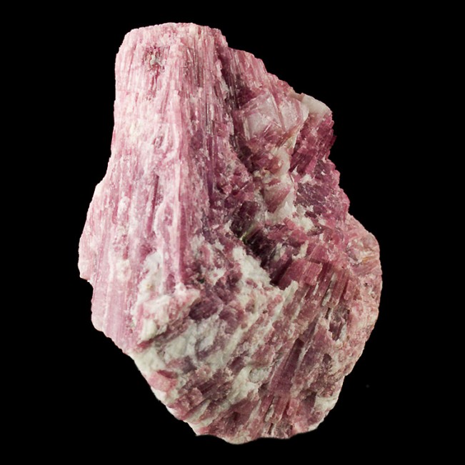 3.9" Fuchsia PINK TOURMALINE Shiny Gemmy Crystals +Milky Quartz Brazil for sale
