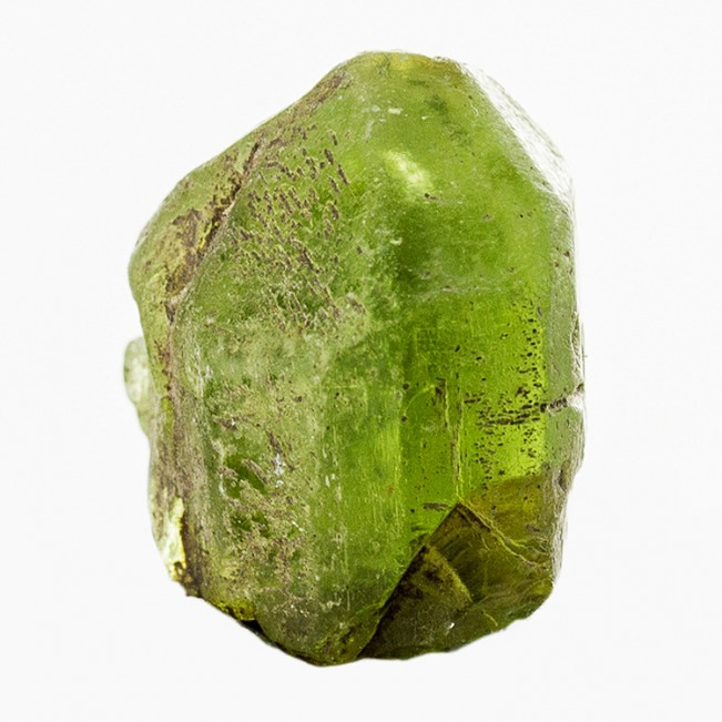 18mm 31ct Gemmy Jelly Bean Green PERIDOT Terminated Crystal Pakistan for sale