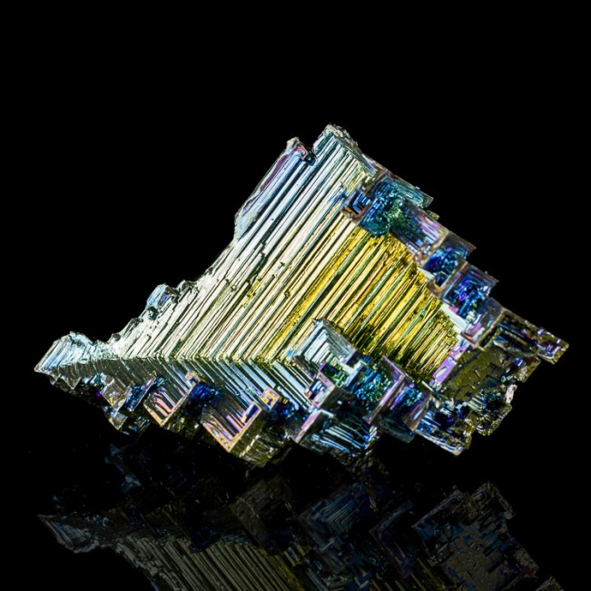 3.6" Metallic Blue Magenta Gold BISMUTH Sharp...