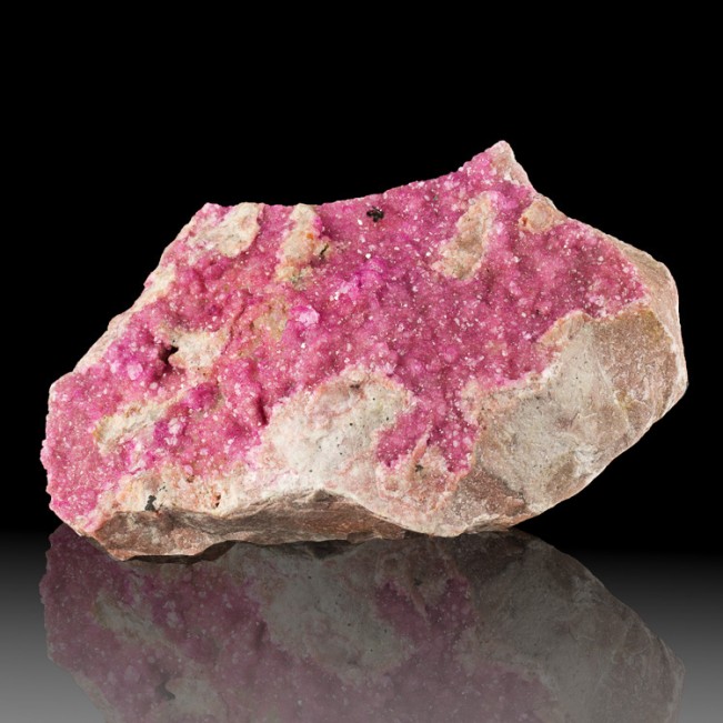 5.8" Sparkling Peppermint Stick Pink COBALTOAN CALCITE Crystals Morocco for sale