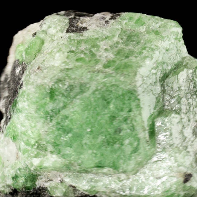 1.6" Colorful Grass Green TSAVORITE GARNET Sharp Gemmy Crystal Tanzania for sale