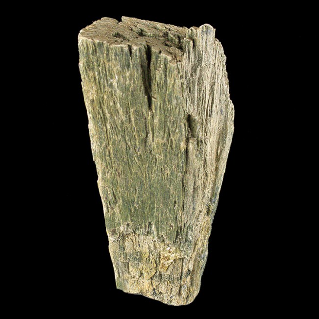 4.1" Silky Grayish Green HEDENBERGITE Crystal with Parallel Growth Mongolia for sale