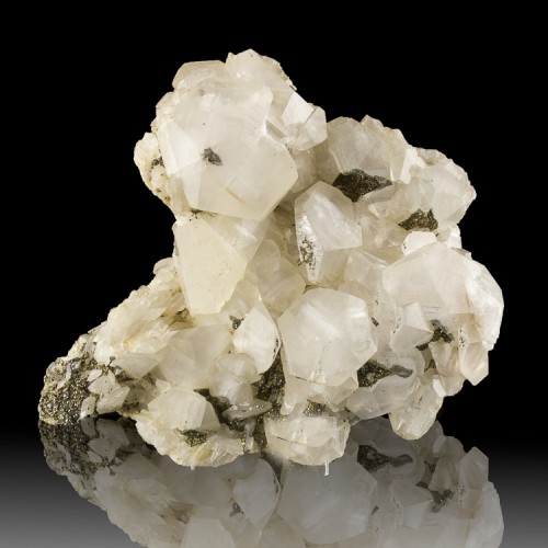 4.1" Rounded White CALCITE CRYSTALS w/Sparkli...