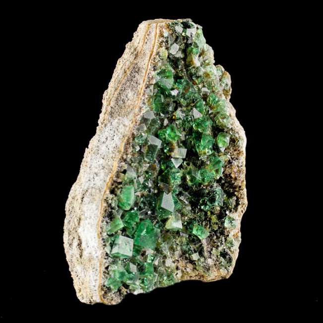 6.3" Glass-Like Gem FLUORITE Twin Blue Green Crystals Rogerly Mine UK for sale