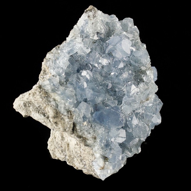5.2" CELESTITE Sharp Gemmy Clear Terminated Crystal Sylvania Ohio for sale