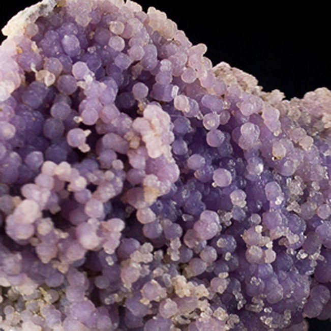 7.3" GRAPE AGATE Vivid Violet Chalcedony Balls On All Sides Indonesia for sale