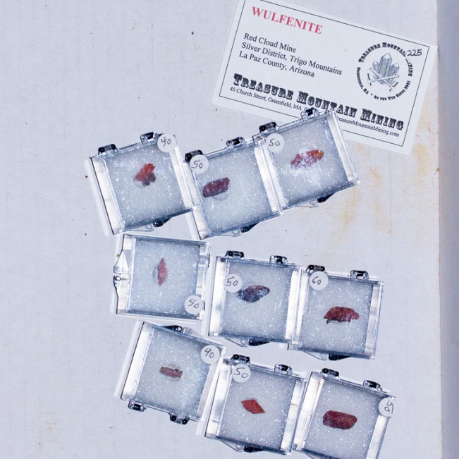 Wholesale Flat 9 Pieces Sharp Red Cloud Mine WULFE...