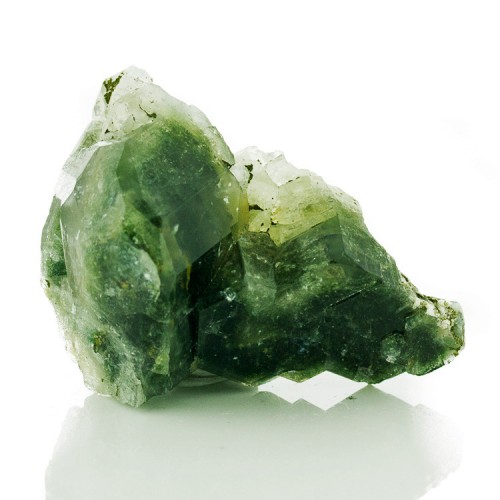 1.9" Glassy Green APATITE Cluster w-Phantom C...