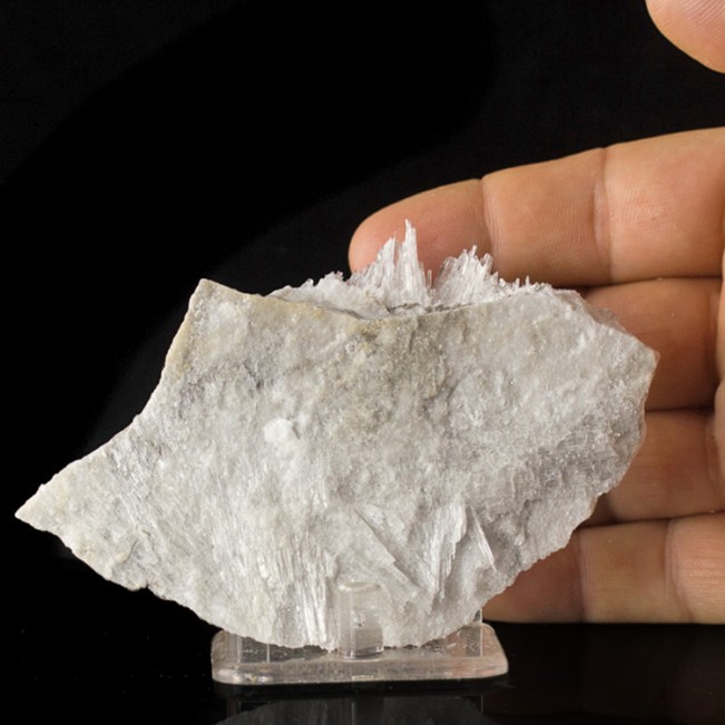 4.6" Clear-to-White Radiating HYDROBORACITE Crystals on Matrix Germany for sale
