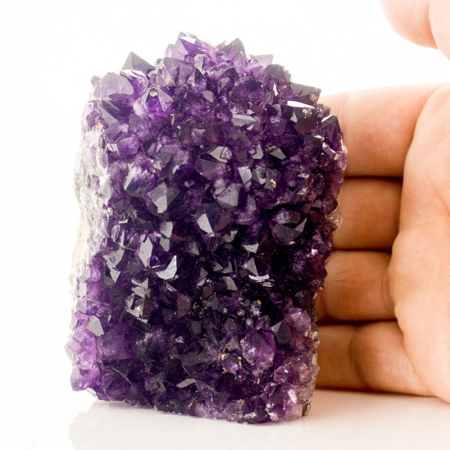 4.3" Hedgehog Cluster of Deep Violet Purple AMETHYST Crystals Uruguay for sale