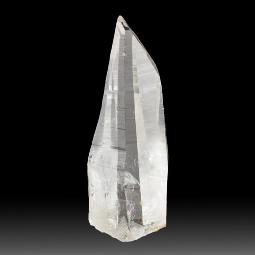 3.1" Water Clear Gem QUARTZ Tessin Habit Term...
