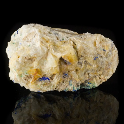 4.8" RoyalBlue LINARITE Crystals onWhite Quar...