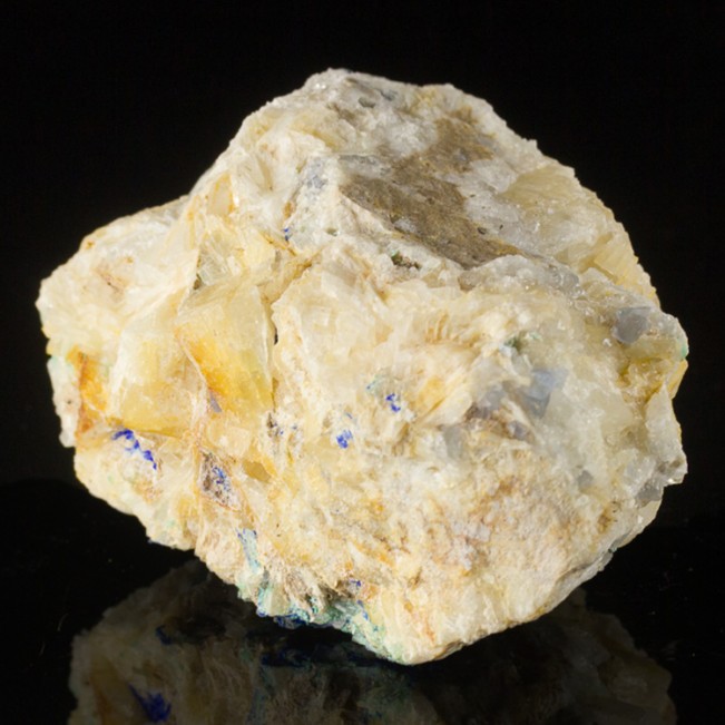 4.8" RoyalBlue LINARITE Crystals onWhite Quartz +Brochantite New Mexico for sale