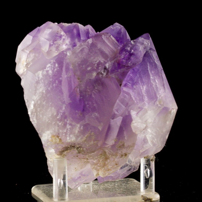 3.8" Sharp Gemmy Rich Purple-Violet AMETHYST Terminated Crystals Kenya for sale