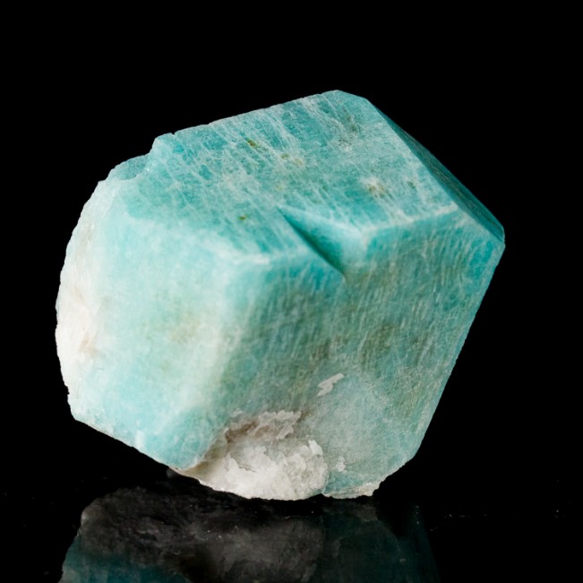 1.5" Saturated Turquoise Blue AMAZONITE Crystal Glacier Peak Claim CO for sale