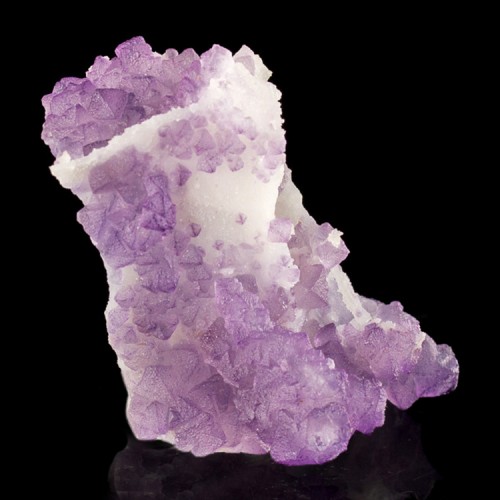 2.7" Octahedral Purple FLUORITE Crystals Fluo...