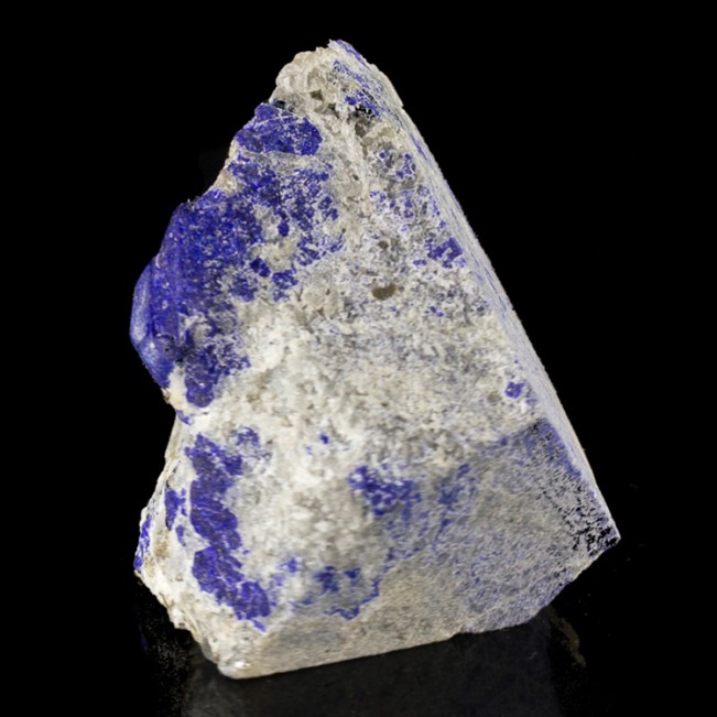 2.4" Ultramarine Blue LAZURITE Crystals in White Marble Afghanistan for sale