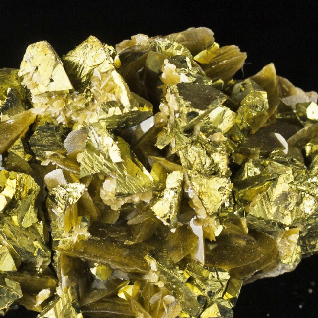 3.8" Shiny Golden CHALCOPYRITE Crystals w-Wedge-Shaped Siderite China for sale
