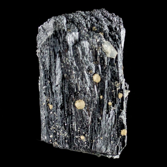 2.5" Fat Terminated ILVAITE Crystal Lustrous Ebony Black Color Mongolia for sale