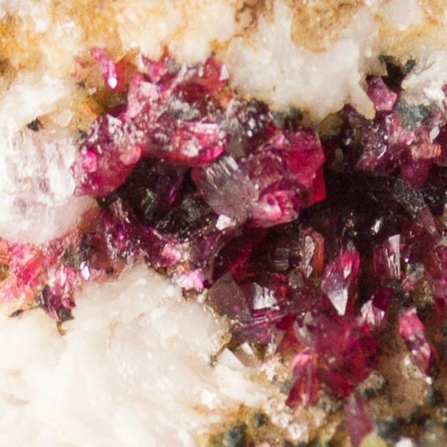 2.2" Magenta Red ROSELITE Bright Sparkling Translucent Crystals Morocco for sale