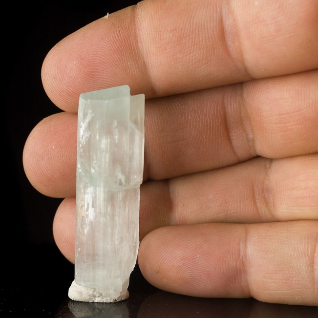 1.9" 91ct Fine Pastel Green GEM HIDDENITE Spodumene Crystal Afghanistan for sale