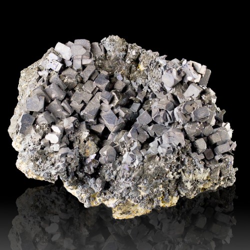 5" SharpGray Metallic Cubic GALENA Crystals o...