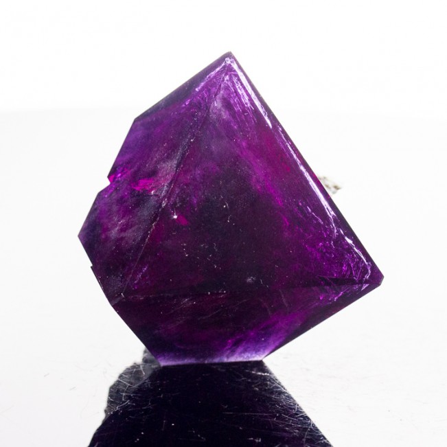 2.2" Lab Grown Purple Violet Octahedral ALUM Crystal on Matrix Poland for sale
