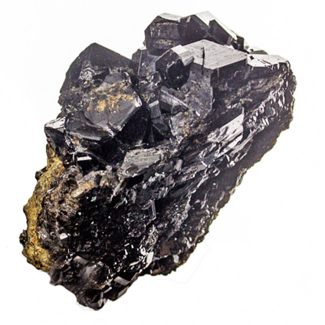 3.5" Sharp Wet-Look Brown-Black ANDRADITE var. MELANITE Crystals Mali for sale