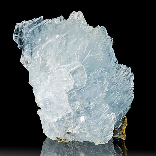 2.7" Gemmy Shiny Transparent SkyBlue BARITE Terminated Crystals Morocco for sale