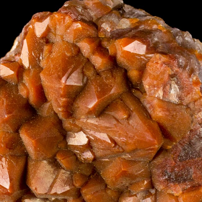 3.2" Vibrant Brick RED QUARTZ Sharp Terminated Crystals to 1.1" Morocco for sale