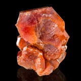 1.1" Dark Red VANADANITE Crisp Crystals to .8...