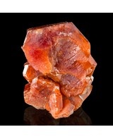 1.1" Dark Red VANADANITE Crisp Crystals to .8...