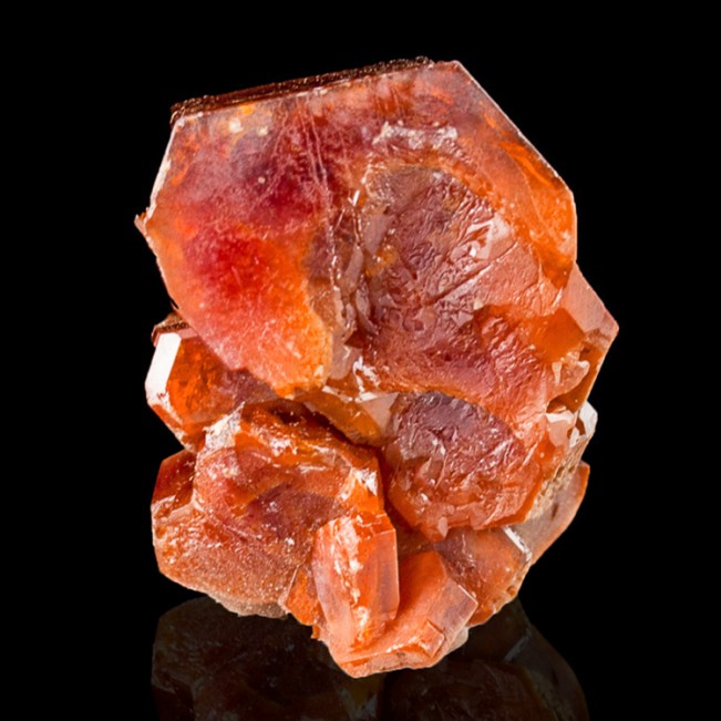 1.1" Dark Red VANADANITE Crisp Crystals to .8" w/Tan ENDLICHITE Morocco for sale