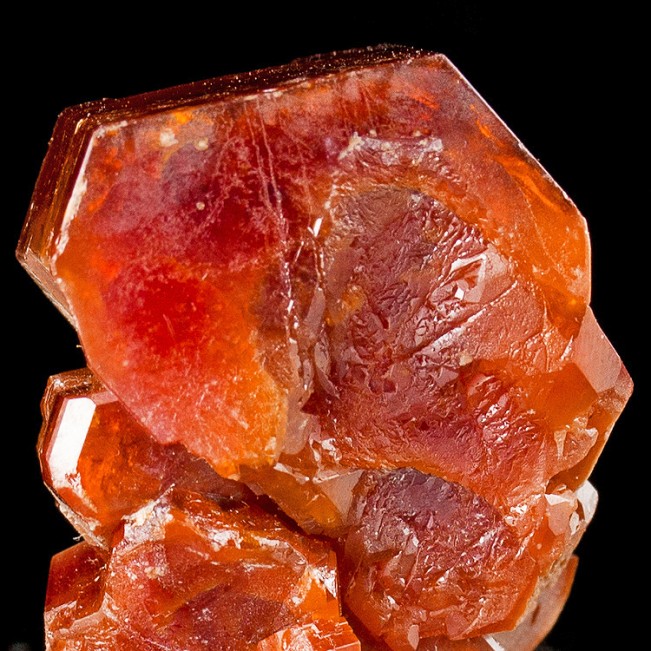 1.1" Dark Red VANADANITE Crisp Crystals to .8" w/Tan ENDLICHITE Morocco for sale