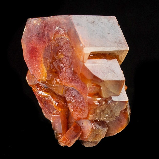 1.1" Dark Red VANADANITE Crisp Crystals to .8" w/Tan ENDLICHITE Morocco for sale