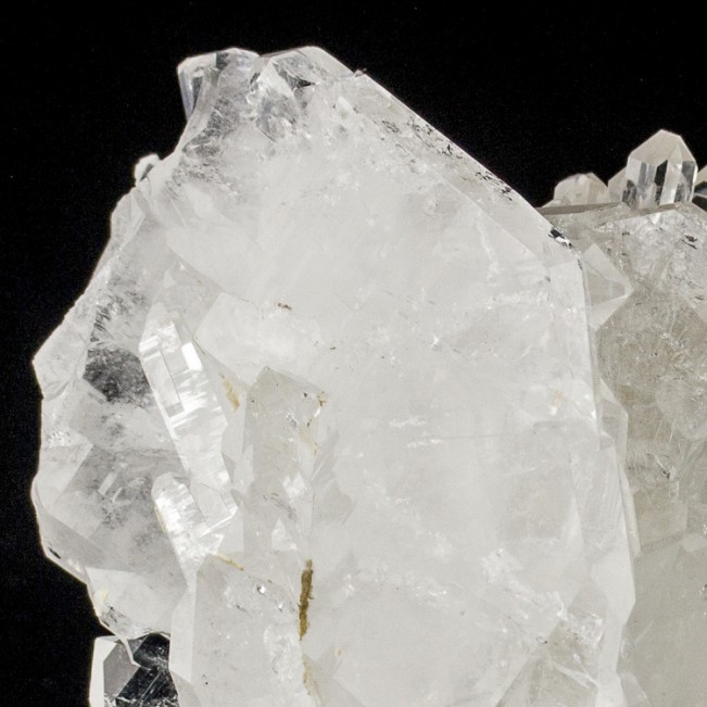 4.3" GemClear FADEN QUARTZ DblTermnated Crystals w-White Lines Pakistan for sale