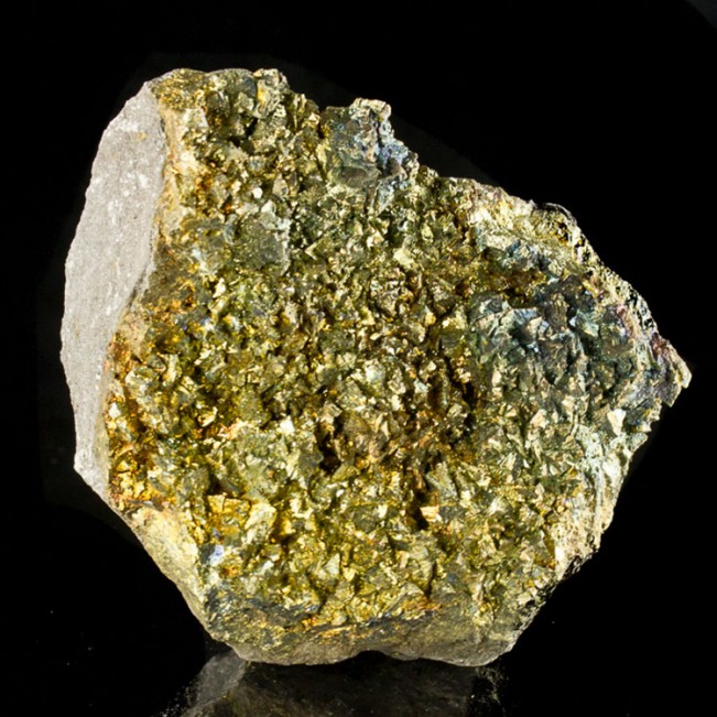 5.1" ShinySharp Iridescent Gold CHALCOPYRITE Crystals onMatrix Missouri for sale