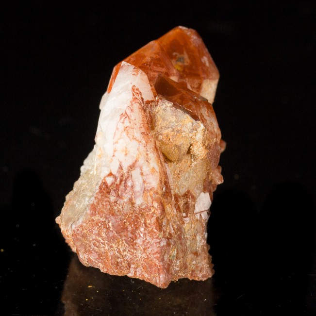 2.4" Colorful Cardinal RED QUARTZ Crystals Orange River South Africa for sale