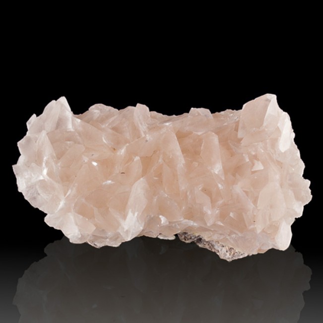 4.8" PINK CALCITE Sharp Shiny Wedge Shape Tabular Crystals Hunan China for sale