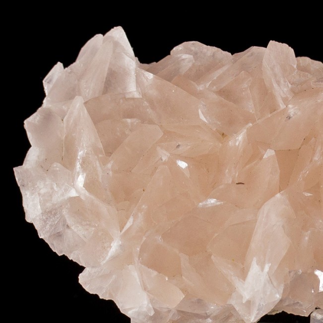 4.8" PINK CALCITE Sharp Shiny Wedge Shape Tabular Crystals Hunan China for sale