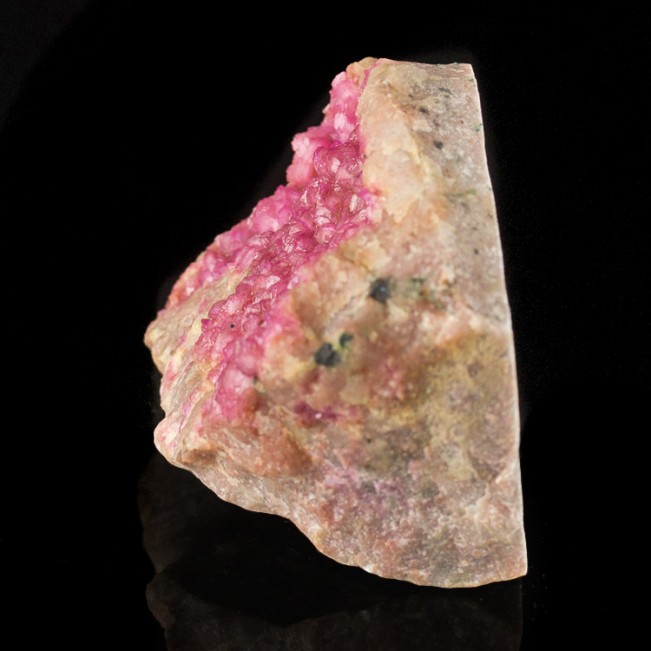 4.1" BrightFlashy COBALTOAN CALCITE Crystals on Matrix Hot Pink Morocco for sale