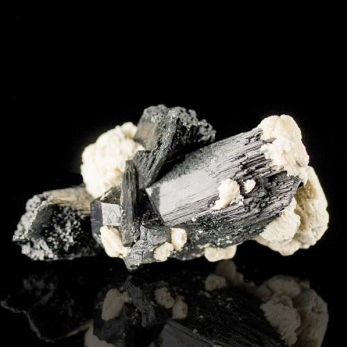 2.9" Shiny JetBlack SCHORL TOURMALINE Crystal...