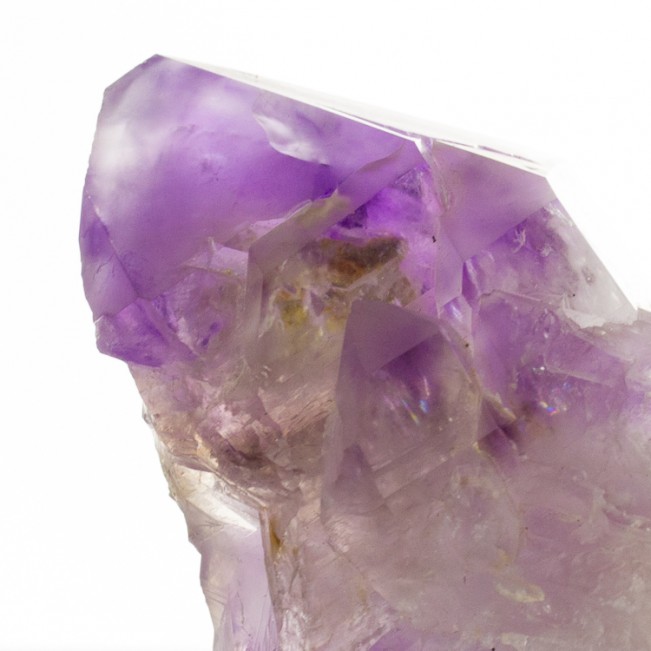 3.8" ELESTIAL AMETHYST Colorful Lavender Purple Jacare Crystal Kenya for sale