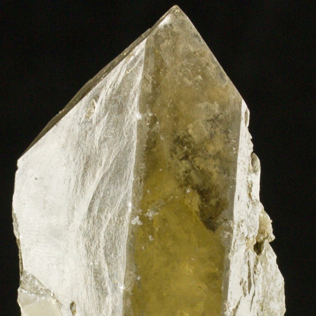 3.4" Sharp Gemmy Lustrous GOLDEN GRAY BARITE Crystal Linwood Mine Iowa for sale