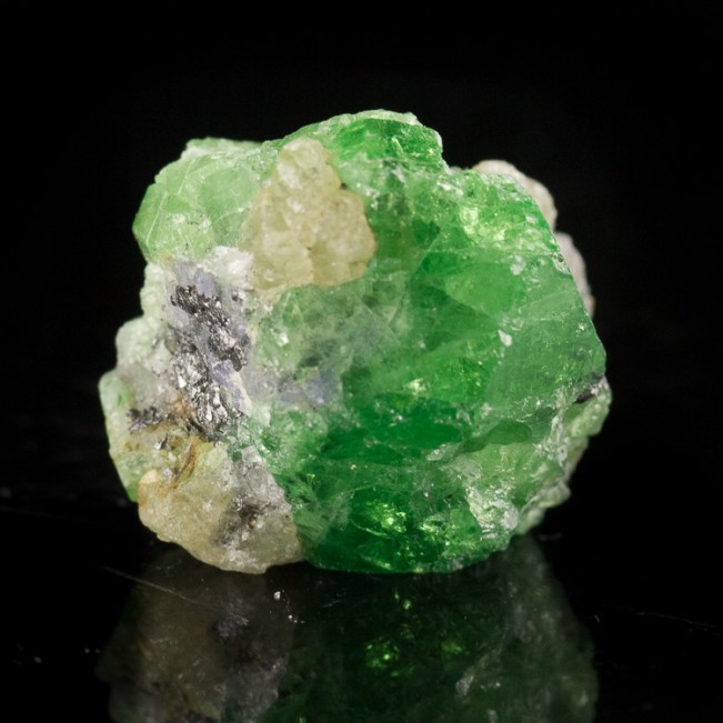 1" 69.3ct Shiny Rich Grass Green Gemmy TSAVORITE Sharp Crystal Tanzania for sale