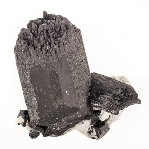 2.3" BLACK TOURMALINE Crystal Intricate Multi...