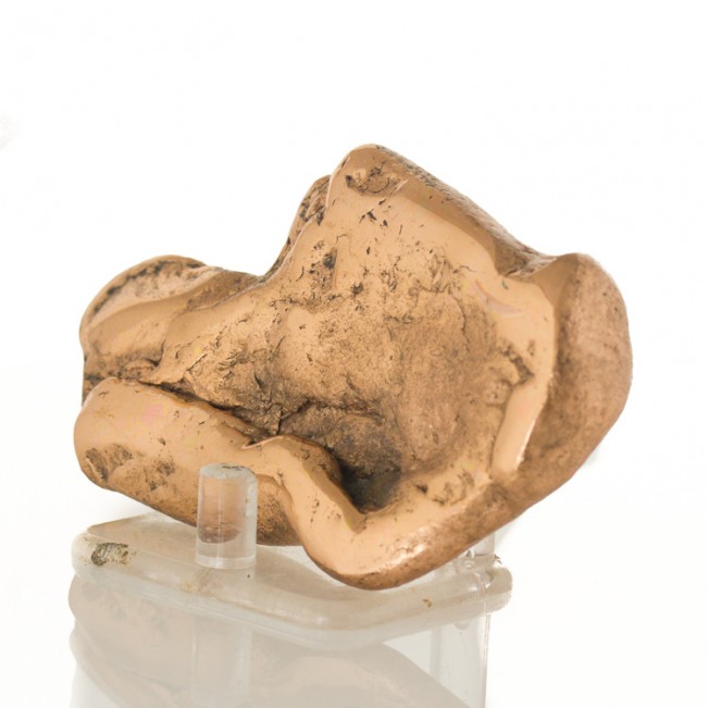 3.8" 9 oz Lustrous Gleaming Polished Red Orange COPPER NUGGET Michigan for sale