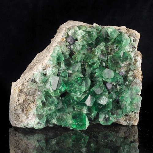 4.9" Blue-Green FLUORITE Crystals Bluebird Po...